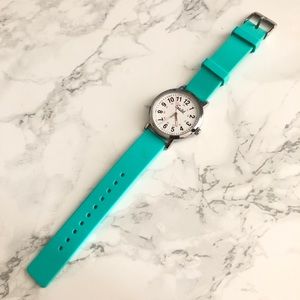 Speidel The Original Scrub Watch - Teal silicone strap watch 38MM